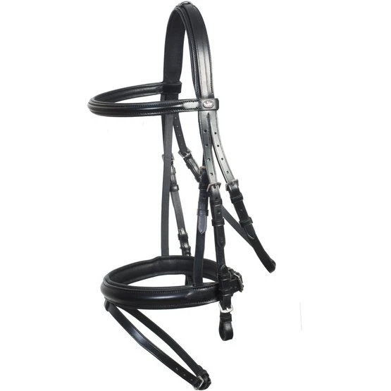 Schockemöhle Trense Neo Line Bremen Braun/Silber 4 Schockemöhle Trense Neo Line Bremen Braun/Silber – Bild 2