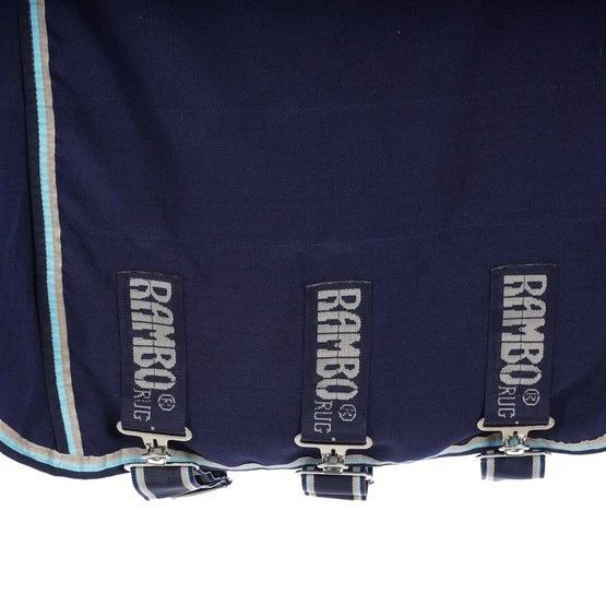 Rambo Optimo Stable Sheet Navy/Beige 9 Rambo Optimo Stable Sheet Navy/Beige – Bild 7