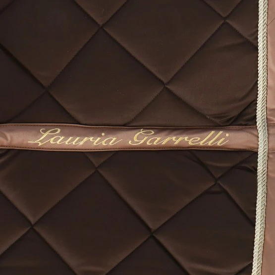 Lauria Garrelli Schabracke Golden Gate Bit Dressur Braun Pony 8 Lauria Garrelli Schabracke Golden Gate Bit Dressur Braun Pony – Bild 6