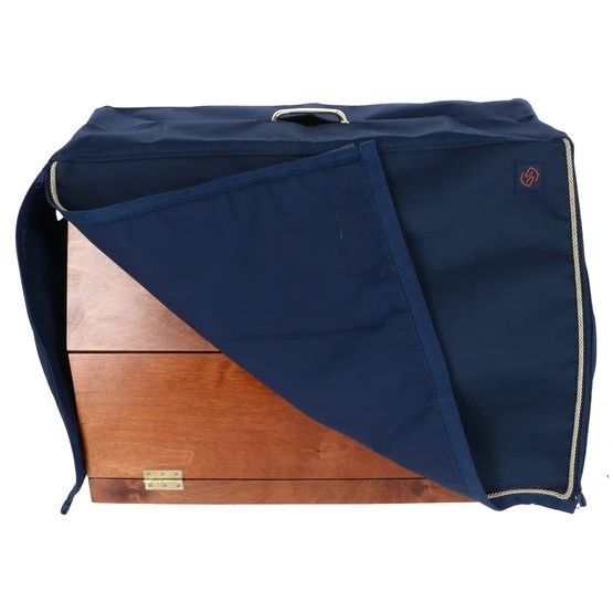 One Equestrian Grooming Box Cover Navy/Gold 4 One Equestrian Grooming Box Cover Navy/Gold – Bild 2