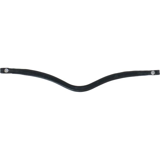 Montar Stirnriemen Classic Gebogen Weiße Nähte Schwarz 3 Montar Stirnriemen Classic Gebogen Weiße Nähte Schwarz