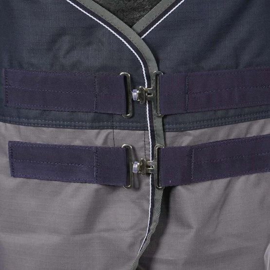 EQUITHÈME Regendecke Tyrex 600D 50g Navy/Grau Dots 7 EQUITHÈME Regendecke Tyrex 600D 50g Navy/Grau Dots – Bild 5