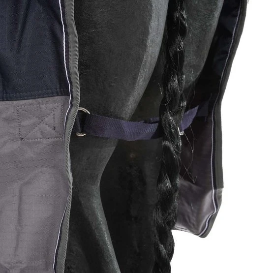 EQUITHÈME Regendecke Tyrex 600D 50g Navy/Grau Dots 11 EQUITHÈME Regendecke Tyrex 600D 50g Navy/Grau Dots – Bild 9