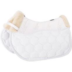 Eskadron Schabracke Glossy Evo Wool Dressur Weiß