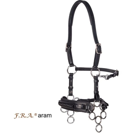 F.R.A. Hackamore Aram Leder Mit Anzüge Schwarz One Size 3 F.R.A. Hackamore Aram Leder Mit Anzüge Schwarz One Size