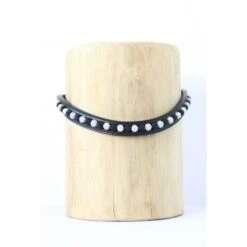 HB Showtime Stirnriemen Flower Stones Schwarz -Reitsportbedarf Geschäft hb 545.04277c