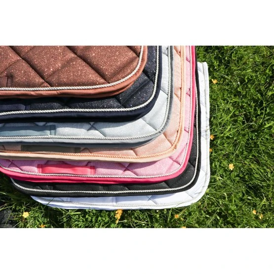 HB Schabracke Sparkling Glitter Dressur Weiß 11 HB Schabracke Sparkling Glitter Dressur Weiß – Bild 9