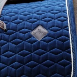 Kentucky Horsewear Kentucky Schabracke Basic Fluwelen Dressur Grau Warmblut -Reitsportbedarf Geschäft kentucky 42589 03 dr 4.4768dc 2