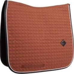 Kentucky Horsewear Kentucky Dressur Satteldecke Classic Leder Orange Warmblut -Reitsportbedarf Geschäft kentucky 42707 45 dr.aaa171