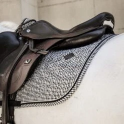 Kentucky Horsewear Kentucky Schabracke Pied-de-Poule Springen Schwarz Warmblut