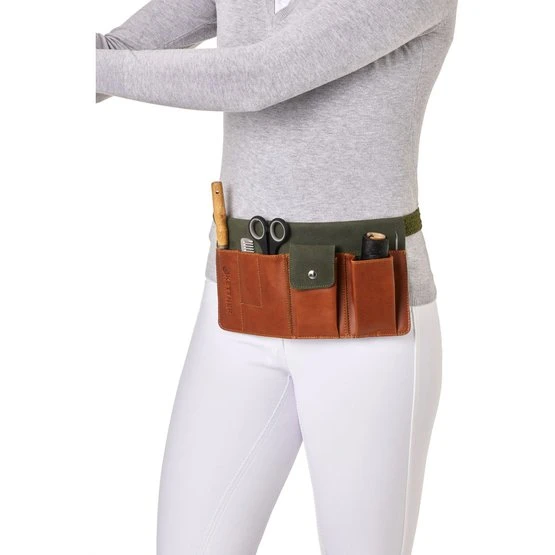 Kettner Quality Products Plaiting Kit Classic Cognac/Grün 4 Kettner Quality Products Plaiting Kit Classic Cognac/Grün – Bild 2