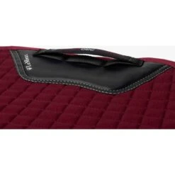 LeMieux Schabracke Prosport Plain Square D-Ring Dressur Schwarz -Reitsportbedarf Geschäft lemieux lm cottondressage burgundy7 hr.52a57a