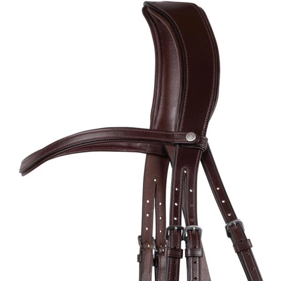 Montar Stirnriemen Classic Gebogen Weiße Nähte Schwarz 12 Montar Stirnriemen Classic Gebogen Weiße Nähte Schwarz – Bild 10