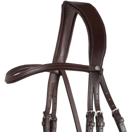 Montar Stirnriemen Classic Gebogen Weiße Nähte Schwarz 11 Montar Stirnriemen Classic Gebogen Weiße Nähte Schwarz – Bild 9