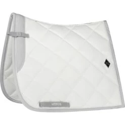 Mrs. Ros Schabracke Iconic Dressur Marble Grey 30 Mrs. Ros Schabracke Iconic Dressur Marble Grey -Reitsportbedarf Geschäft mrs 1065 dressuur dekje wit front.f72a9a 1