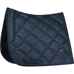 Mrs. Ros Satteldecke Dressur Glitter Grau Warmblut -Reitsportbedarf Geschäft mrs ros charmer dressage glitter saddle pad saffier 441327.ad82c5