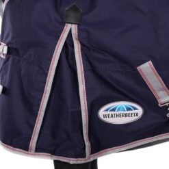 Weatherbeeta Medium Turnout Rug Plus Combo Neck Comfitec Essential 220g Navy/Silver/Red -Reitsportbedarf Geschäft productagradi 44638368 3.57bdda