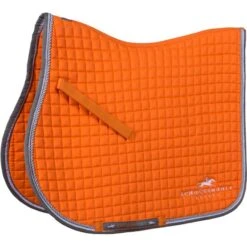 Schockemöhle Schabracke Neo Star Dressur Graphite Warmblut -Reitsportbedarf Geschäft schocke 1610 00068 neostarpad logo orange.55261f 2