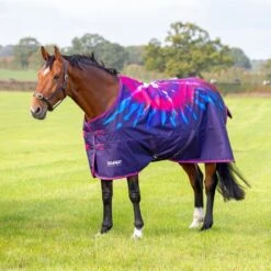 Tempest Original By Shires Turnout Rug Lite Pink Tie Dye 170/221