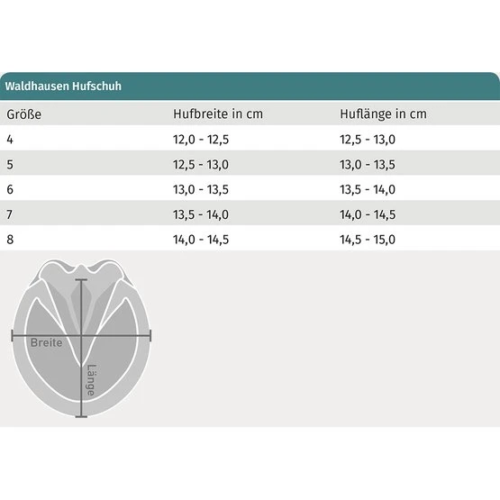 Waldhausen Hufschuh Schwarz 5 Waldhausen Hufschuh Schwarz – Bild 3